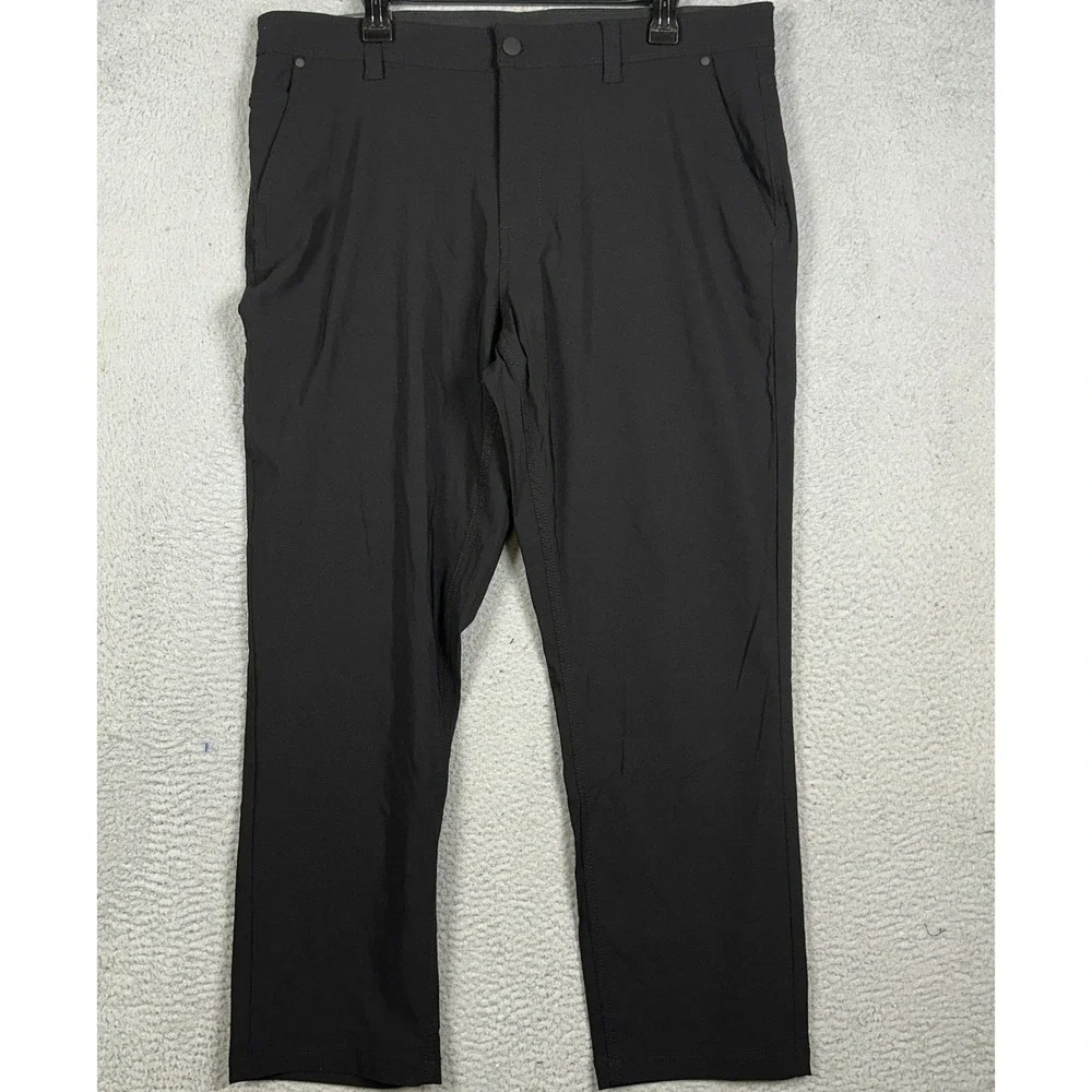 NEW Weatherproof Pants Mens 38X30 Black Tech Utility Cargo Slim Straight Stretch